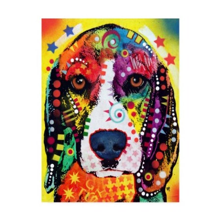 Dean Russo 'Beagle Face' Canvas Art,14x19